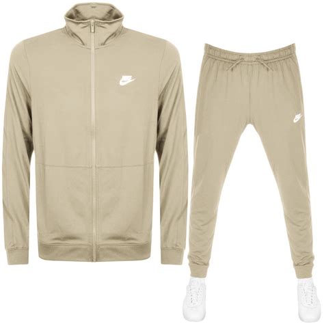 beige Nike tracksuit